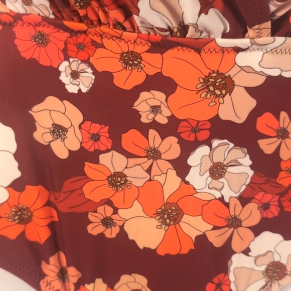 Cupshe Olivia Floral One-piece Swimsuit Size Small NWTG - Picture 6 of 15